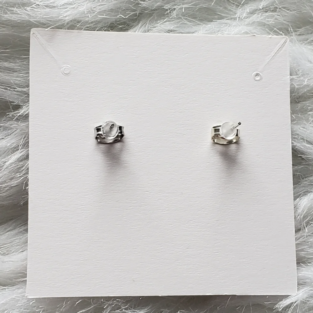 Handmade Rainbow Puzzle Pieces Stud Earrings - Reacts to UV Light - Picture 8 of 8